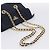 PRADA Chain Shoulder Bag Nylon Navy Gold Tone Auth 201216 Navy blue - view 7