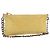 Borsa a tracolla con catena PRADA in camoscio Giallo Oro Auth 202450 D'oro