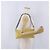 Borsa a tracolla con catena PRADA in camoscio Giallo Oro Auth 202450 D'oro - vista 27