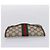 Pochette GUCCI GG Supreme Web Sherry Line PVC Beige Auth 201201A - vista 6