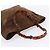 Borsa Tote con catena CHANEL in camoscio marrone CC Auth 200525 - vista 6