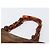 Borsa Tote con catena CHANEL in camoscio marrone CC Auth 200525 - vista 8