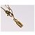 Autre Marque Collana SAINT LAURENT Metal Gold Tone Auth SW2843 - vista 15