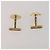 Autre Marque SAINT LAURENT dunhill Gemelli e Spilla da Cravatta Set da 4 pezzi Metallo Tono Oro Tono Argento Auth BA15443 - vista 4