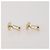 Autre Marque SAINT LAURENT dunhill Gemelli e Spilla da Cravatta Set da 4 pezzi Metallo Tono Oro Tono Argento Auth BA15443 - vista 5