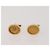 Autre Marque SAINT LAURENT dunhill Gemelli e Spilla da Cravatta Set da 4 pezzi Metallo Tono Oro Tono Argento Auth BA15443 - vista 6