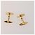 Autre Marque SAINT LAURENT dunhill Gemelli e Spilla da Cravatta Set da 4 pezzi Metallo Tono Oro Tono Argento Auth BA15443 - vista 8