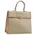 Céline Borsa a mano CELINE Macadam Canvas PVC Beige Gold Auth mr2906 D'oro