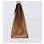Céline Borsa a mano CELINE Macadam Canvas PVC Beige Gold Auth mr2906 D'oro - vista 4