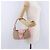 Borsa a tracolla FENDI Zucca Canvas Pink Gold Auth 202168V Rosa D'oro - vista 27