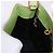 Borsa Salvatore Ferragamo Vala Canvas Green Gold Auth 202914A D'oro Verde - vista 19