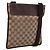 Borsa a tracolla GUCCI GG Canvas Beige Silver 27639 Auth 201150 Argento