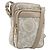 Borsa a tracolla VERSACE Canvas Beige Gold Auth 200702V D'oro