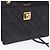 Borsa a tracolla CHANEL Matelasse in pelle d'agnello nera con CC dorato Auth 203208 Nero D'oro - vista 18