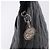 Borsa Tote CHANEL Matelasse Reprint in pelle Caviar Nero Argento CC Auth 200753V - vista 14