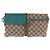 Riñonera GUCCI GG Canvas Sherry Line Beige Silver 28566 Auth 202696A Plata - vista 2
