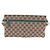 Riñonera GUCCI GG Canvas Sherry Line Beige Silver 28566 Auth 202696A Plata - vista 3
