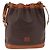 Céline Borsa a tracolla CELINE Macadam Canvas PVC Pelle Marrone Oro Auth 203425 D'oro - vista 2