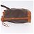 Céline Borsa a tracolla CELINE Macadam Canvas PVC Pelle Marrone Oro Auth 203425 D'oro - vista 6