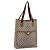 Borsa Tote GUCCI GG Plus Supreme Web Sherry Line PVC Beige Oro Auth 203128 D'oro