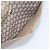 Borsa Tote GUCCI GG Plus Supreme Web Sherry Line PVC Beige Oro Auth 203128 D'oro - vista 18