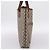 Borsa Tote GUCCI GG Plus Supreme Web Sherry Line PVC Beige Oro Auth 203128 D'oro - vista 4