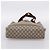 Borsa Tote GUCCI GG Plus Supreme Web Sherry Line PVC Beige Oro Auth 203128 D'oro - vista 9