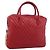 Borsa CHANEL V stitch in pelle d'agnello rossa e oro CC Auth 203141 Rosso D'oro