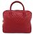 Borsa CHANEL V stitch in pelle d'agnello rossa e oro CC Auth 203141 Rosso D'oro - vista 2
