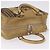Borsa a mano LOEWE Amazona 30 in camoscio beige argento autentica 202990V - vista 14