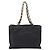 Borsa a tracolla CHANEL COCO Mark Chain in pelle nera e oro CC Auth 203441V Nero D'oro - vista 3