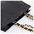 Borsa a tracolla CHANEL COCO Mark Chain in pelle nera e oro CC Auth 203441V Nero D'oro - vista 6