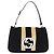 Borsa a Tracolla GUCCI Interlocking G Velluto Nero Argento Auth 193808V - vista 2