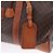 Céline CELINE Macadam Canvas Boston Bag PVC Leder Braun Gold Auth 197668V Golden - Ansicht 16
