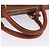Céline CELINE Macadam Canvas Boston Bag PVC Leder Braun Gold Auth 197668V Golden - Ansicht 8