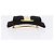 Fermi capelli Salvatore Ferragamo Vala Valletta Canvas Black Gold Auth SW2864 Nero D'oro - vista 4