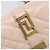 Portafoglio a Spalla con Catena VERSACE Greca Goddess in Pelle Pink Gold Auth 200687V Rosa D'oro - vista 18