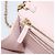 Portafoglio a Spalla con Catena VERSACE Greca Goddess in Pelle Pink Gold Auth 200687V Rosa D'oro - vista 23