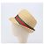 GUCCI Web Sherry Line Hut Straw Beige Auth BA15635V - Ansicht 4