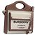 Borsa a mano BURBERRY Canvas Beige Gold Tone Auth 202843