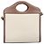 Borsa a mano BURBERRY Canvas Beige Gold Tone Auth 202843 - vista 3