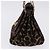 Borsa a tracolla con catena CHANEL 2.55 pelle Harako Brown Gold CC Auth 202903SAV Marrone D'oro - vista 4