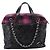 Borsa a mano CHANEL Matelasse in pelle di vitello 2way Nero Argento CC Auth 203070M - vista 3