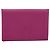 Hermès Portamonete HERMES Calvi in pelle viola argento Auth 203089A Porpora - vista 3