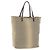 FENDI Zucchino Canvas Tote Bag Beige Auth 203802