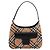 Burberrys Nova Check Schultertasche Canvas Beige Silver Auth 203137V Silber - Ansicht 2