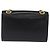 Céline Borsa a tracolla con catena CELINE in pelle nera e oro Auth mr2876A Nero D'oro - vista 3