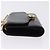 Céline Borsa a tracolla con catena CELINE in pelle nera e oro Auth mr2876A Nero D'oro - vista 5