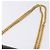 Céline Borsa a tracolla con catena CELINE in pelle nera e oro Auth mr2876A Nero D'oro - vista 8