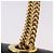 Céline Borsa a tracolla con catena CELINE in pelle nera e oro Auth mr2876A Nero D'oro - vista 9